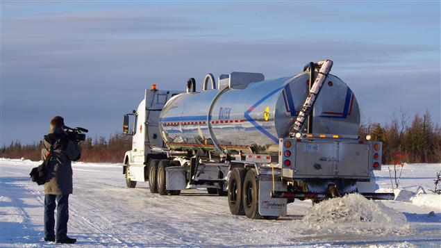 Sur une route de glace
