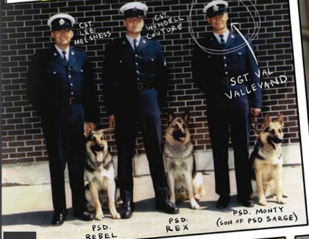 L'escouade canine de la police d,Edmonton a été officiellement reconnue en 1967. (EPS/illustratation: Jared Robinso