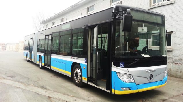 Bus électrique de 18m de Foton (http://www.foton-global.com/fr/)