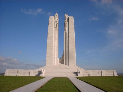 Monument commémoratif du Canada à Vimy, France (ameriquefrancaise.org)