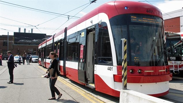 L’un des nouveaux tramways de Toronto fabriqués par Bombardier - CBC
