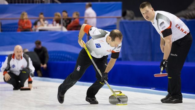 Mondial masculin de curling Le Canada en tête de liste en Suisse