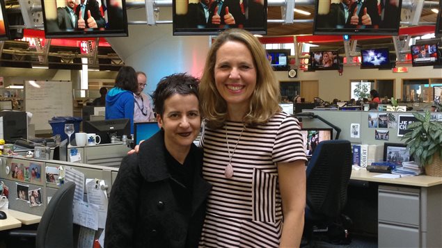 Stella Panagiotidis en compagnie de Célyne Gagnon