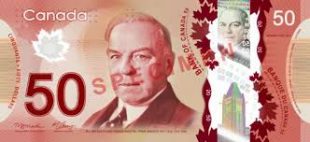 Spécimen, 50$ canadien (Monnaie royale du Canada) 