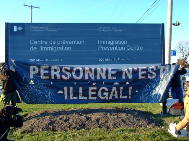 Des voix s’élèvent au Canada depuis 3 à 4 ans pour réclamer la fin des détentions. solidarityacrossborders.org
