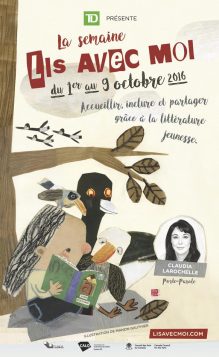 L'affiche de l'édition 2016 de la semaine Lis avec moi (lisavecmoi,.com)