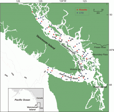 Détroit Juan de Fuca (Pêches et Océans Canada)