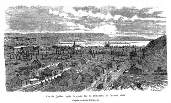 La gravure provient du journal Le Cyclorama universel (Montréal), édition du 23 novembre 1895.