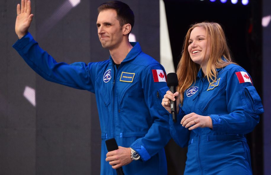  Les Albertains Jenni Sidey et Joshua Kutryk Photo: Sean Kilpatrick La Presse canadienne