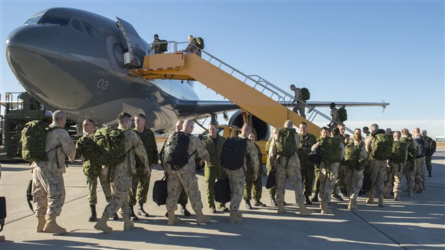 Des soldats canadiens en Irak Photo Credit: Crédit photo : REUTERS/Caporal Audrey Solomon/Canadian Armed Forces/Handout