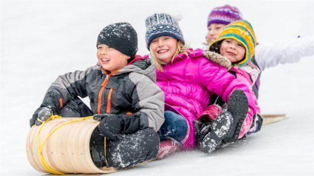 Des enfants font de la luge Photo : iStock/CEFutcher