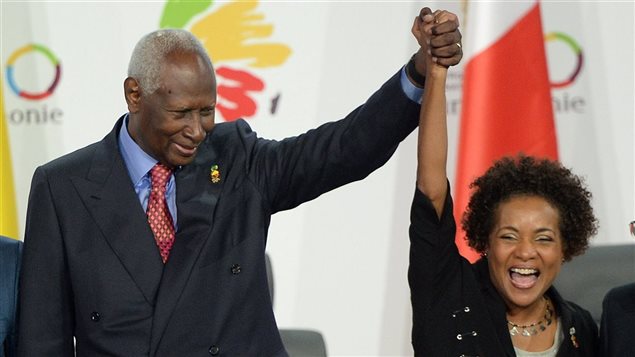 Michaëlle Jean élue présidente de l'OIF en décembre 2014. Photo : AFP