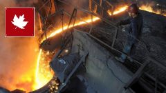Un ouvrier dans une aciérie chinoise Photo : Reuters/Jianan Yu