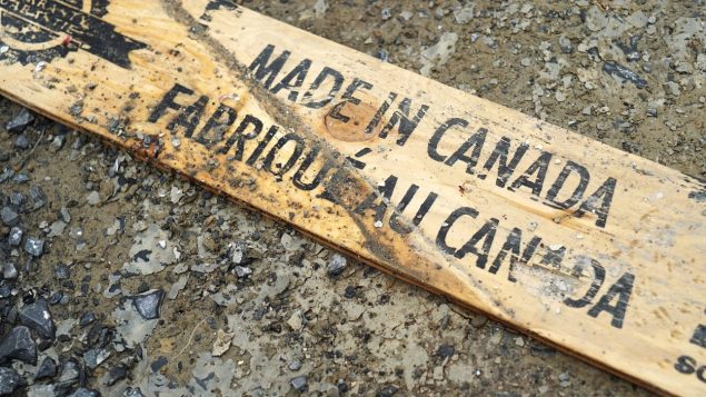 Un planche de bois Photo : Radio-Canada/Martin Thibault