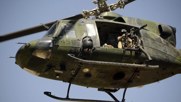 Un CH-146 en Afghanistan