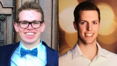 Xavier Labelle à droite, a survécu à l'accident d'autobus vendredi près de Tisdale, en Saskatchewan, alors que Parker Tobin, à gauche, est mort . (À gauche: Soumis par Brandon Ewanchyshyn, à droite: Soumis par Tanya Labelle)