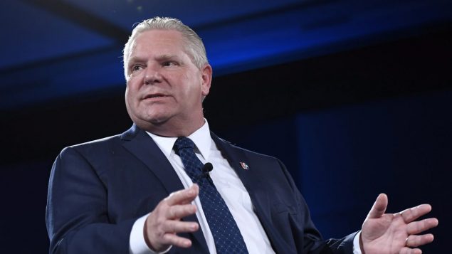 Doug Ford a été lui pm de l'Ontario en 2018.