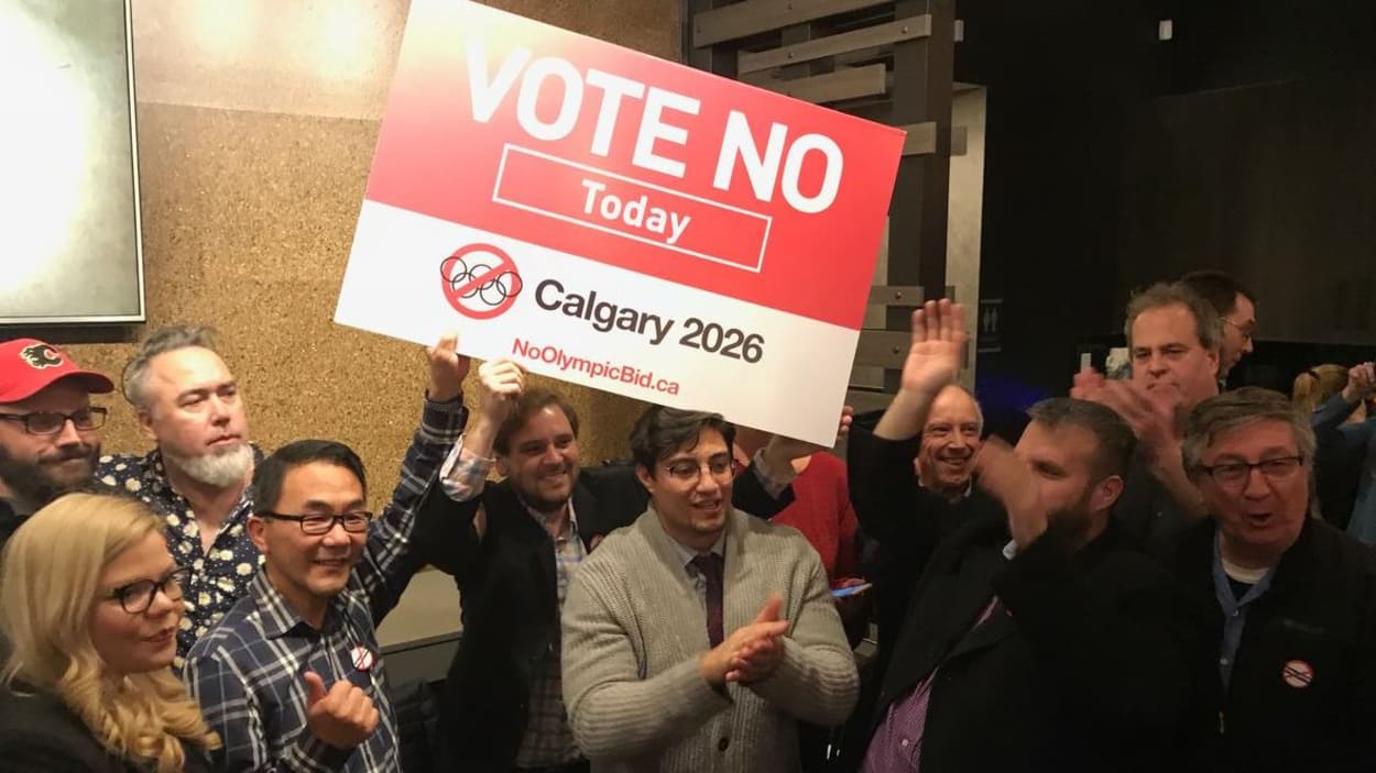 Les Calgariens disent non l aventure olympique pour 2026 Les Calgariens disent non l aventure olympique pour 2026