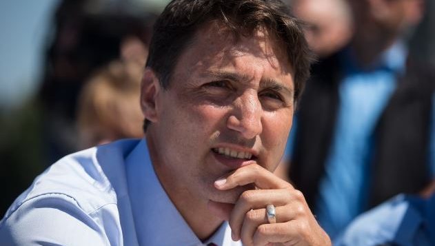 « Nous avons dit depuis le début que nous allions suivre le processus américain de ratification des nouveaux accords de l'ALENA [...] qui reprendra cet automne », a réitéré M. Trudeau lundi à Vancouver - Photo : Darryk Dyck / La Presse Canadienne