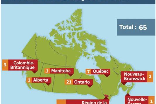 65 plaintes ont été déposées à l'encontre de l'Agence des services frontaliers et reçues par le Commissariat aux langues officielles en 2018. Photo : Cam Gauthier / Radio Canada