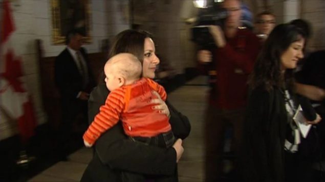 L'ancienne députée fédérale Sana Hassainia à la Chambre des communes (2012) - Photo : Radio Canada