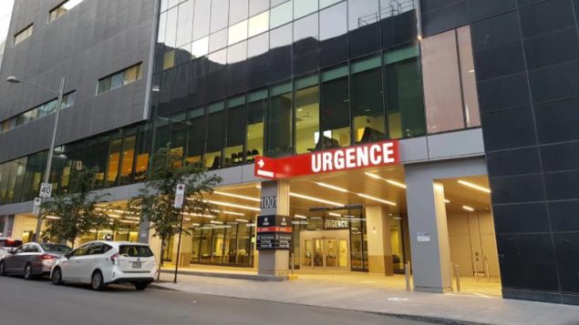 L'urgence du Centre hospitalier de l’Université de Montréal (CHUM) -  Photo : Radio Canada