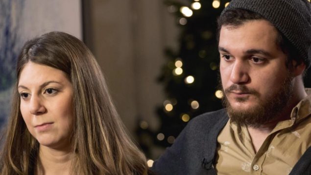 Megda et Amir Belkacemi, les enfants d'une des victimes de l'attentant contre la mosquée de Québec, Khaled Belkacemi - Photo : Radio-Canada / Maxime Corneau