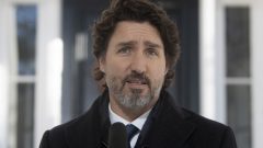 «Ça (les événement du Capitole) nous rappelle à quel point on ne peut pas prendre notre démocratie pour acquis.», Justin Trudeau - 08.01.2021 - Photo : La Presse Canadienne / Adrian Wyld