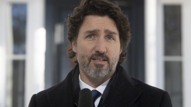 «Ça (les événement du Capitole) nous rappelle à quel point on ne peut pas prendre notre démocratie pour acquis.», Justin Trudeau - 08.01.2021 - Photo : La Presse Canadienne / Adrian Wyld