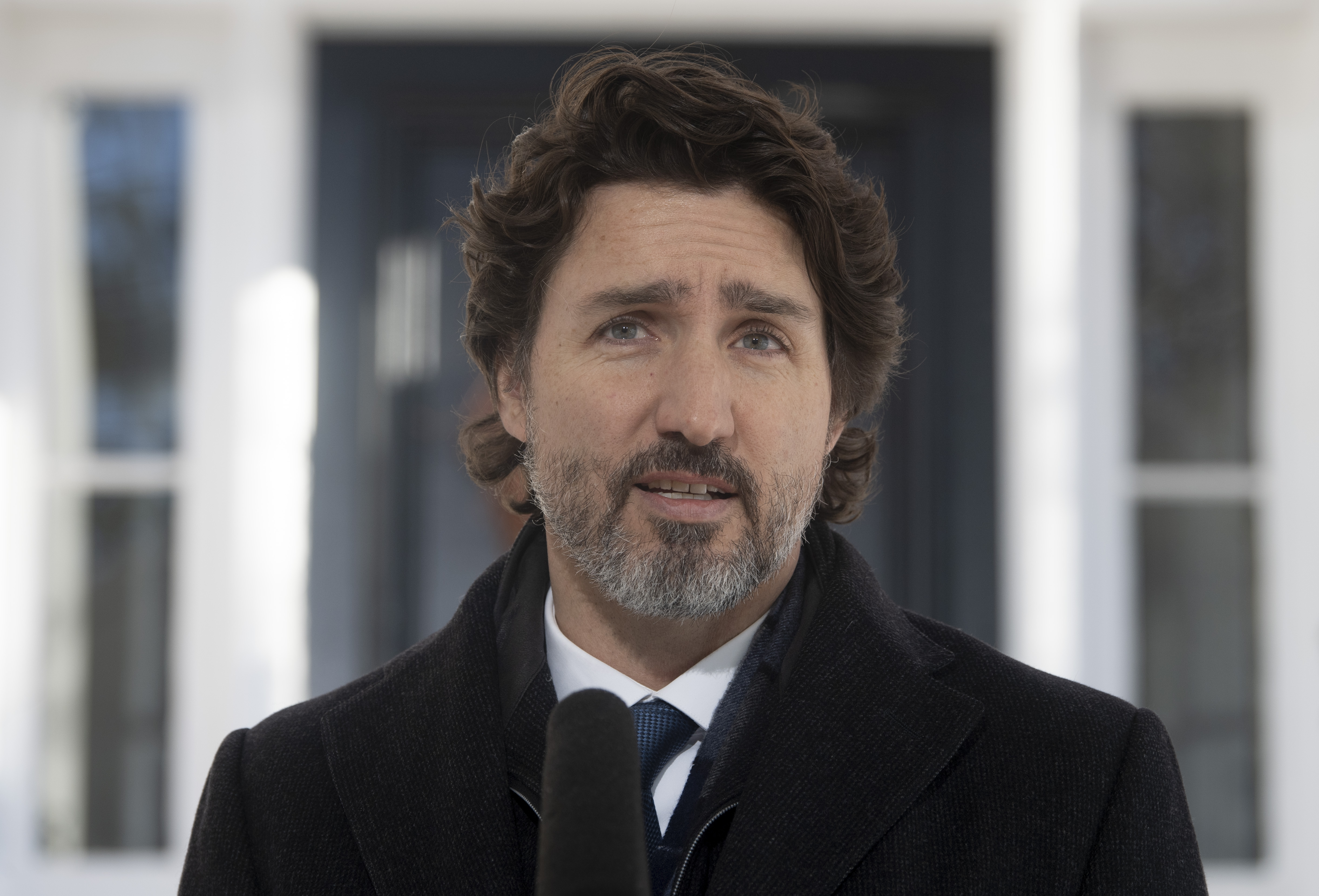 «Ça (les événement du Capitole) nous rappelle à quel point on ne peut pas prendre notre démocratie pour acquis.», Justin Trudeau - 08.01.2021 - Photo : La Presse Canadienne / Adrian Wyld