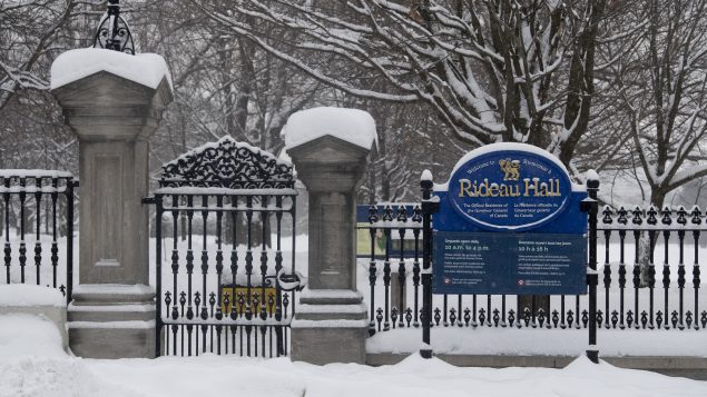 L'entrée de Rideau Hall à Ottawa, le lieu de résidence de la gouverneure générale du Canada- 21.01.2021 - La Presse Canadienne / Adrian Wyld