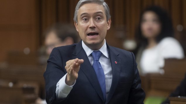 Le ministre de l'Innovation, des Sciences et de l'Industrie, François-Philippe Champagne - Photo (archives) : La Presse Canadienne / Adrian Wyld
