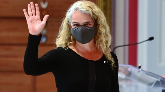 Julie Payette, 29e gouverneure générale du Canada, a démissionné le 21 janvier dernier - Photo (archives) / La Presse Canadienne / Sean Kilpatrick