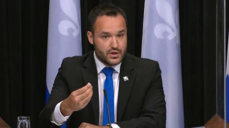 Mathieu Lacombe, ministre de la Famille du Québec - Photo : Radio-Canada