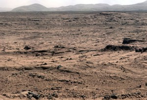صورة المريخ التقطتها rover Curiosity في خليج يلونايف (الناسا) 