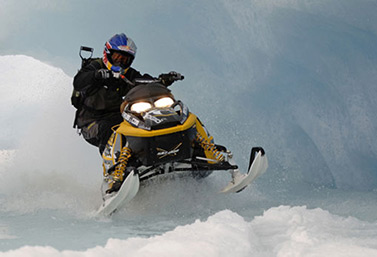 Snowmobiles have seen many improvements since they were invented in the 1950s and now have a much sleeker look.