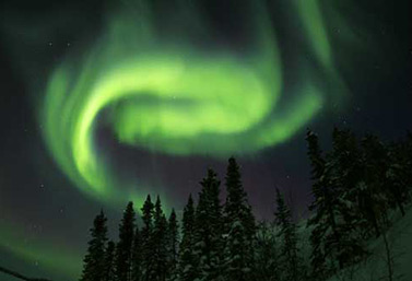 An aurora borealis can be seen regularly in the skies of Yellowknife in the Northwest Territories. (James Pugsley/Astronomy North)