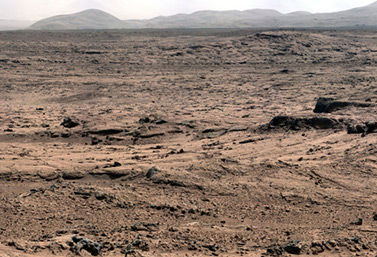 An image of Mars taken by the rover Curiosity in Yellowknife Bay. (NASA)