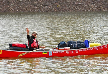 In 2012, Dominique Liboiron, a French Canadian living in the Prairie province of Saskatchewan made a 5,000 km canoe trip from Saskatchewan all the way down to New Orleans in the U.S. (canoetoneworleans.com)