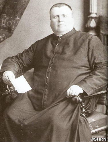 Father Antoine Labelle, father of colonization and King of the North, towards 1872, aged 39 (Société d’histoire de la rivière du Nord)