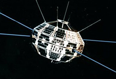 El primer satélite canadiense, Alouette-1, fue lanzado el 29 de septiembre de 1962, de la base aérea de Vandenberg, en California. (Agencia Espacial Canadiense) 