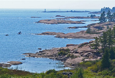 La bahía Georgian en el corazón de los Grandes Lagos (Radio-Canada/ Yvon Thériault)