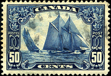 Los coleccionistas considerar este timbre de 1929 como uno de los más bellos de Canadá. (WR MacAskill) 