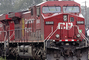 Una locomotora del Canadien Pacifique (Chuck Stoody/Canadian Press)