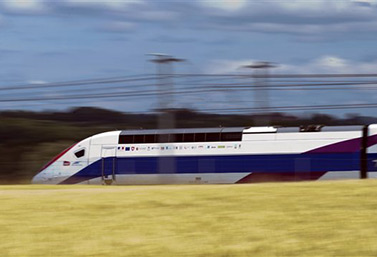 Un TGV sur une ligne européenne  (AFP/SÉBASTIEN BOZON)