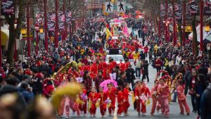 Célébrations du Nouvel An chinois à Vancouver en février 2013. © PC/DARRYL DYCK