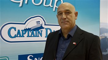Gilles LeBlanc, de Captain Dan's, au N.-B. PHOTO : ICI RADIO-CANADA/PHILIPPE GRENIER