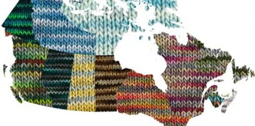 Special yarn colours for Canada’s birthday