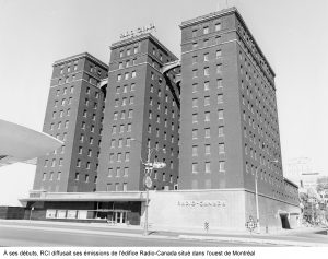 When it started in 1945, RCI broadcast from this CBC building in west Montreal. Photographer and Copyright: unknown