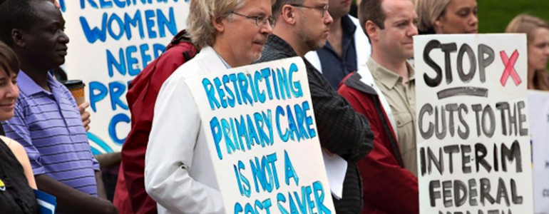 Doctors Protest Changes to the Interim Federal Health program